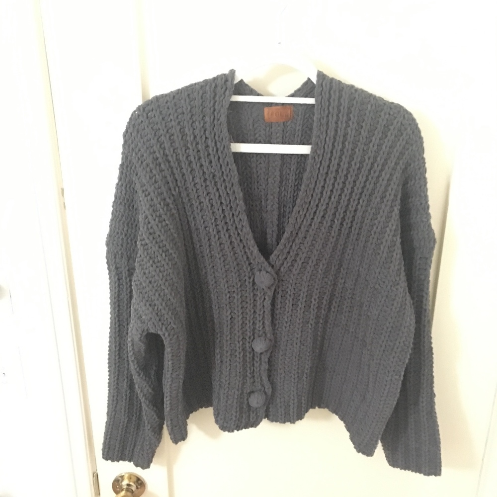 NWT POL Cable Button Down Cardigan Size Medium